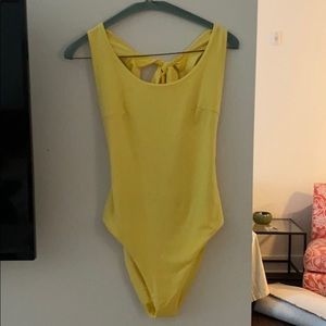 Bright Yellow Bodysuit